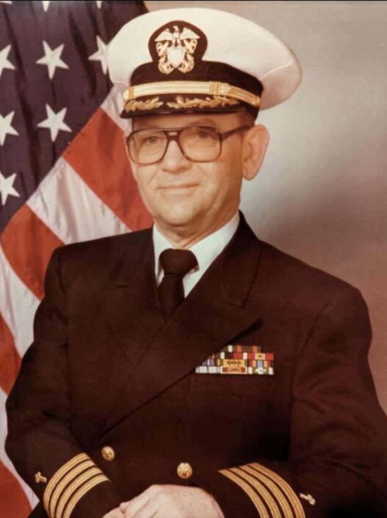 An official Navy photograph of Captain Paul Williams.
